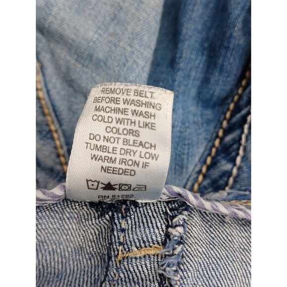 Maurices Womens Shorts Size 17/18 Blue Denim Mid Rise 40" Waist - Picture 10 of 10